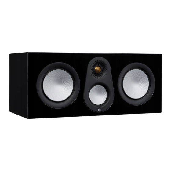 Monitor Audio Silver 7G Series Gebruikershandleiding