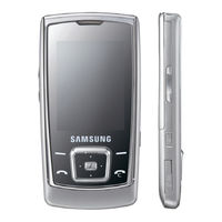 Samsung SGH-E840 Gebruiksaanwijzing