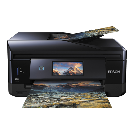 Epson Premium XP-830 Series Gebruikershandleiding