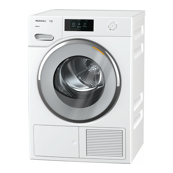 Miele TWV 680 WP Gebruiksaanwijzing