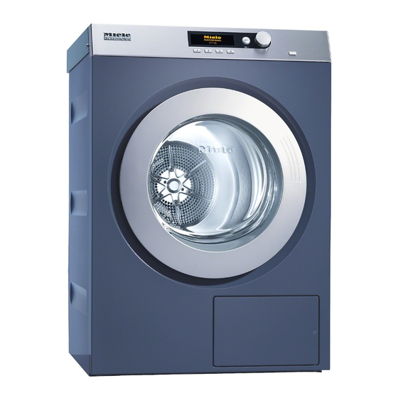 Miele professional PT 7186 Vario XL Gebruiksaanwijzing En Opstellingsinstructies