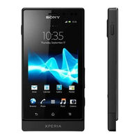 Sony XPERIA sola Gebruikershandleiding