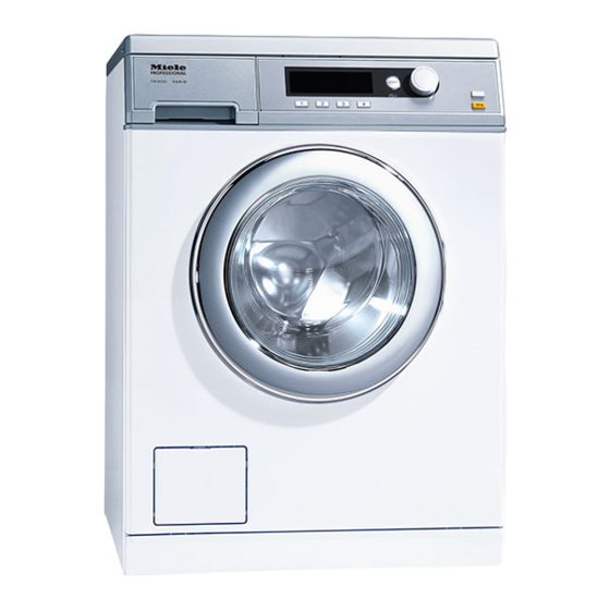 Miele PW 6055 Vario Korte Handleiding