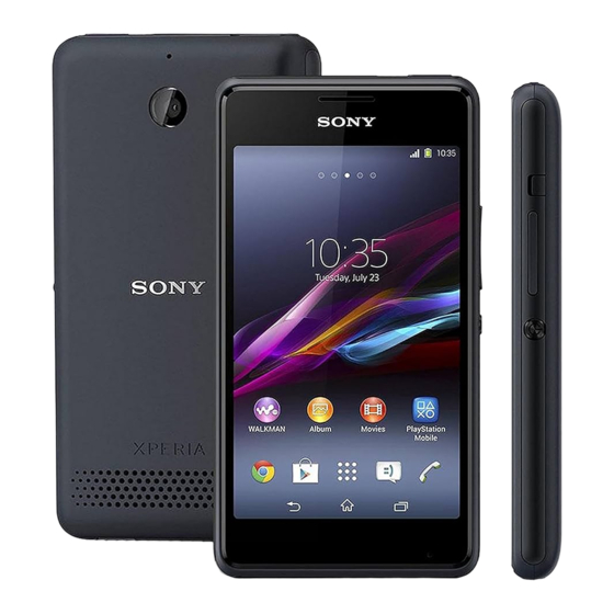 Sony Xperia E1 Gebruikershandleiding