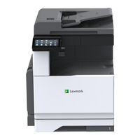 Lexmark CX931 Gebruikershandleiding