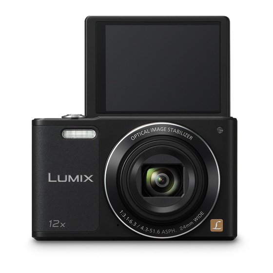 Panasonic Lumix DMC-SZ10 Gebruiksaanwijzing