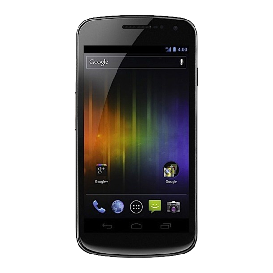 Samsung GALAXY NEXUS GT-I9250 Snelstartgids