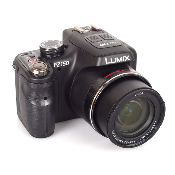 Panasonic LUMIX DMC-FZ150 Gebruiksaanwijzing