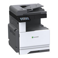 Lexmark MX931 Gebruikershandleiding