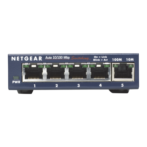 NETGEAR FS105v2 Installatiehandleiding