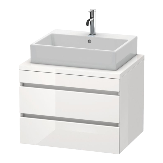 DURAVIT DuraStyle DS 5316 Montagehandleiding