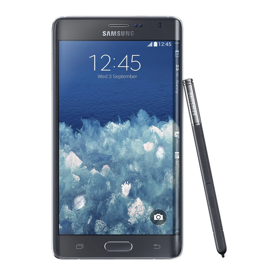 Samsung Galaxy Note Edge Gebruiksaanwijzing