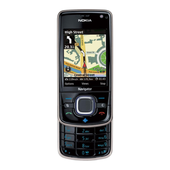 Nokia 6210 Navigator Gebruikshandleiding