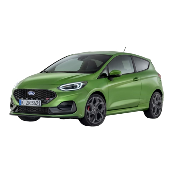 Ford FIESTA 2021 Instructieboekje