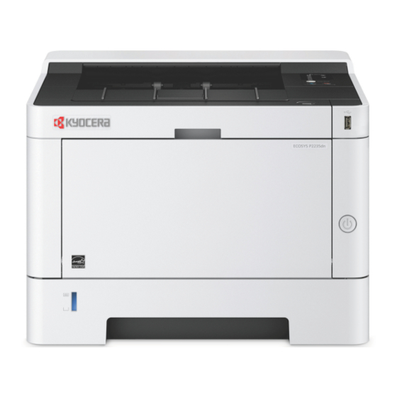 Kyocera ECOSYS P2235dn Gebruikershandleiding