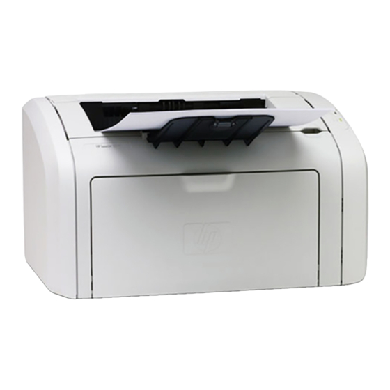 HP LaserJet 1018 Gebruikershandleiding