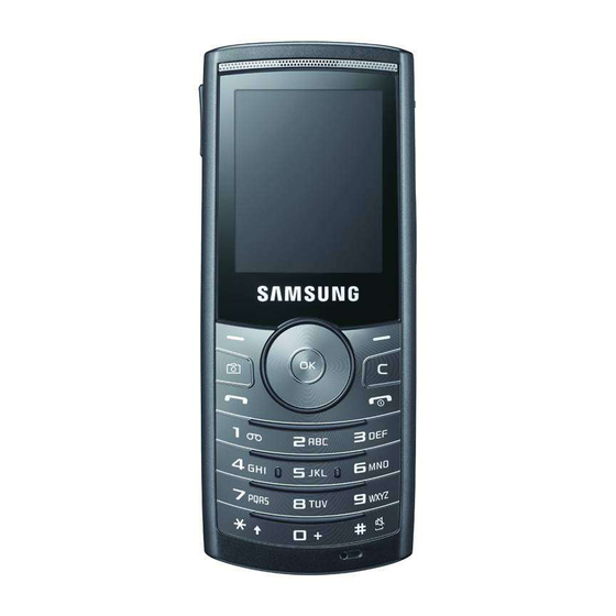 Samsung SGH-J150 Gebruiksaanwijzing