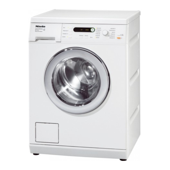 Miele W 5741 Gebruiksaanwijzing