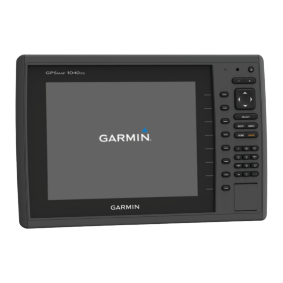 Garmin GPSMAP 800 Series Snelstartgids