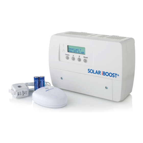 SOLYX ENERGY SOLAR iBOOST+ Gebruikershandleiding