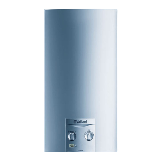 Vaillant atmoMAG mini 11-0/0 GX Gebruiksaanwijzing En Installatiehandleiding