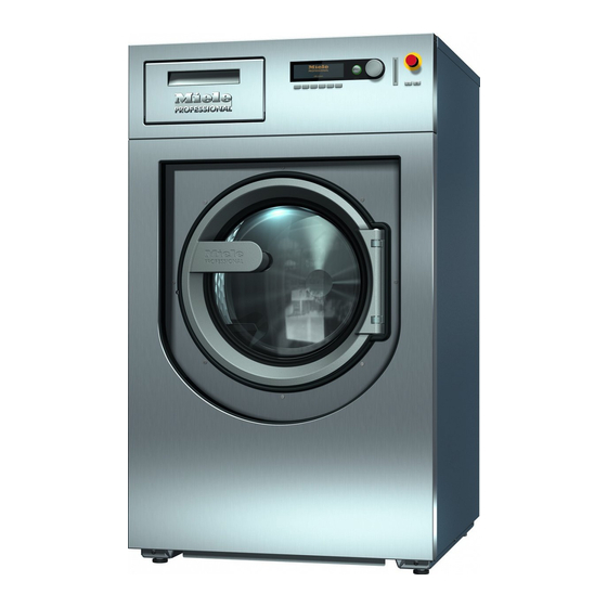 Miele professional PW 811 Installatietekening