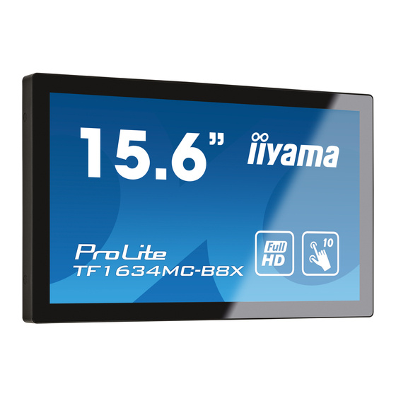 iiayma ProLite TF1634MC Gebruikershandleiding