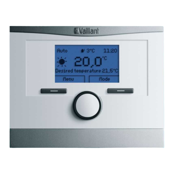 Vaillant calorMATIC 350f Installatiehandleiding