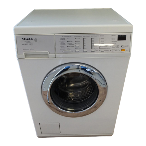 Miele Meteor V 5745 WPS Gebruiksaanwijzing