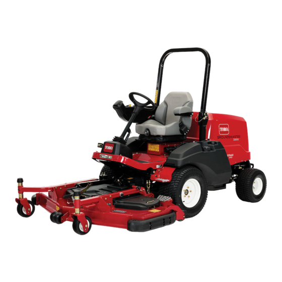 Toro Groundsmaster 3200 Installatie-Instructies