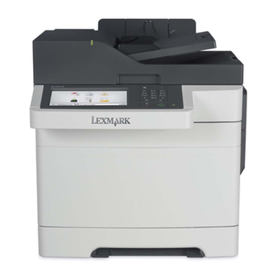 Lexmark CX510 Gebruikershandleiding