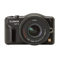 Panasonic Lumix DMC-GF3 Gebruiksaanwijzing