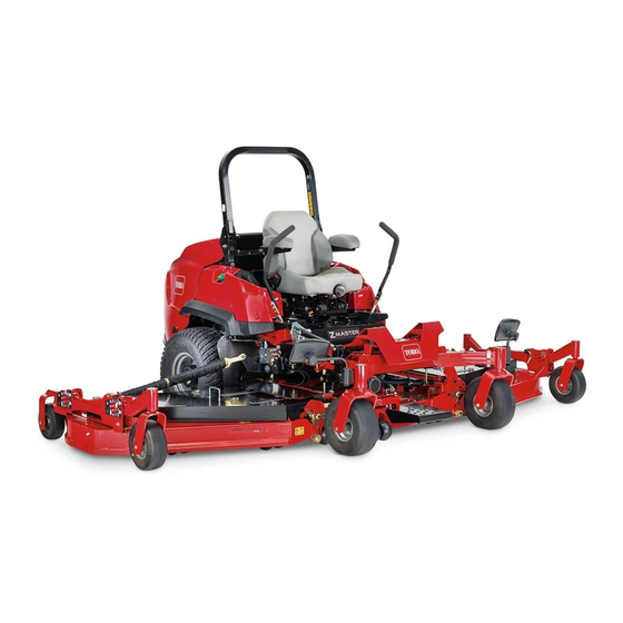 Toro Z Master Professional 7500-D-serie Handleiding