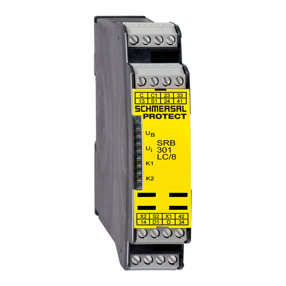 schmersal SRB 301LC/8 Bedieningshandleiding