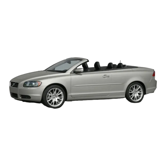 Volvo C70 2006 Korte Handleiding