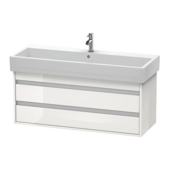 DURAVIT Ketho KT 6639 Montagehandleiding