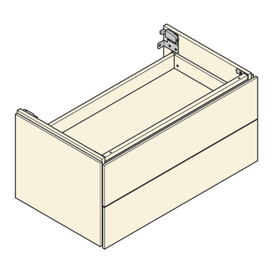 DURAVIT L-Cube LC 5859 Montagehandleiding