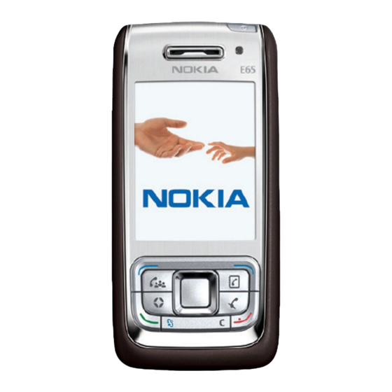 Nokia E65 Gebruikershandleiding