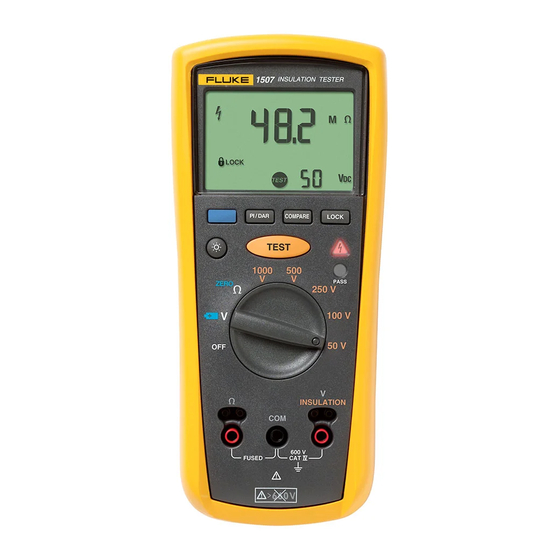 Fluke 1507 Gebruiksaanwijzing