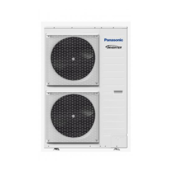 Panasonic UQ09E8 Series Installatiehandleiding