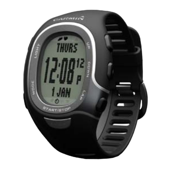 Garmin FR 60 Gebruikershandleiding