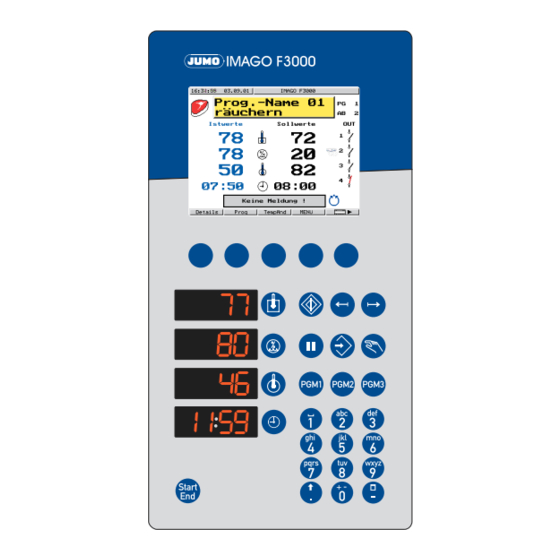 JUMO Imago F3000 Gebruiksaanwijzing