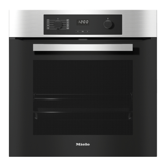 Miele H 2265-1 BP Gebruiks- En Montagehandleiding