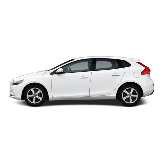 Volvo V40 2012 Snelgids