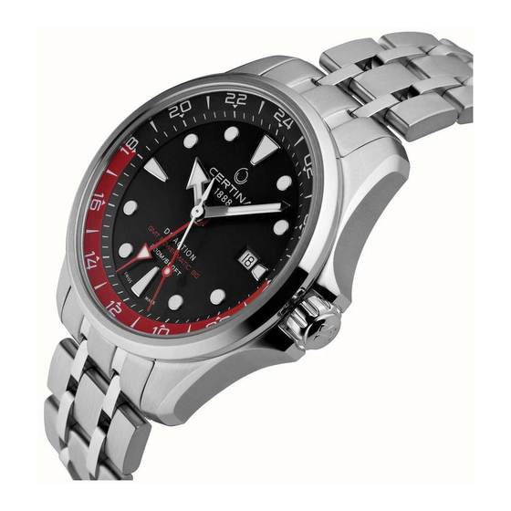 Certina GMT Powermatic 80 Gebruiksaanwijzing