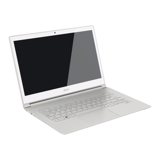 Acer Aspire S7 Gebruikershandleiding