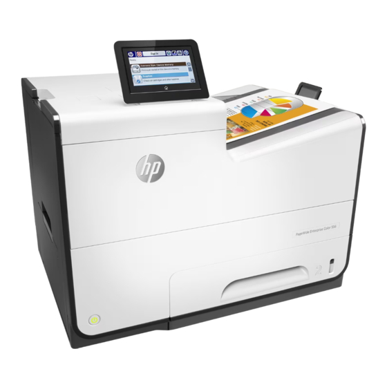 HP PageWide Enterprise Color 556 Series Gebruikershandleiding