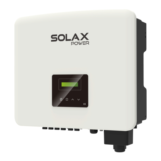 SolaX Power X3-PRO G2-reeks Installatiegids