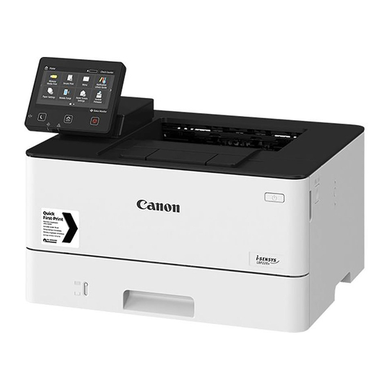 Canon i-SENSYS LBP228x Gebruikershandleiding