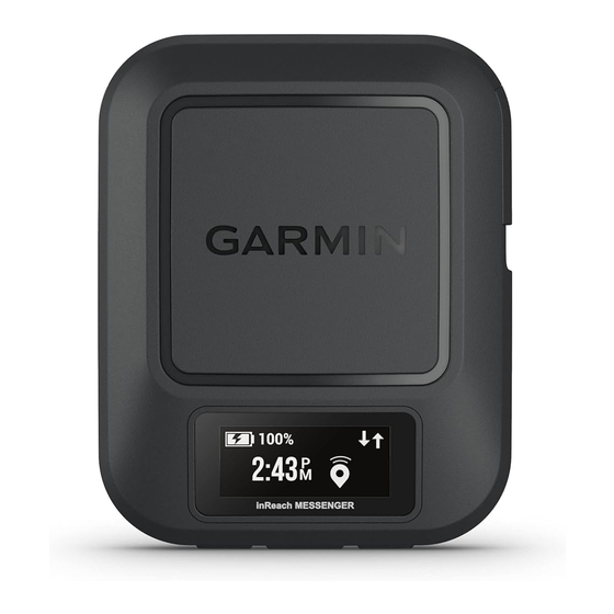 Garmin INREACH MESSENGER Gebruikershandleiding